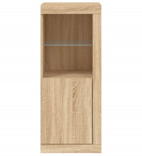 Sideboard mit LED-Leuchten Sonoma-Eiche 41x37x100 cm