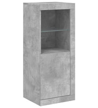 Sideboard mit LED-Leuchten Betongrau 41x37x100 cm