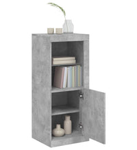 Sideboard mit LED-Leuchten Betongrau 41x37x100 cm