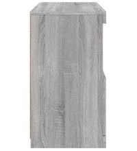 Sideboard mit LED-Leuchten Grau Sonoma 60x37x67 cm