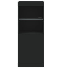 Sideboard mit LED-Leuchten Schwarz 41x37x100 cm