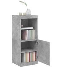 Sideboard mit LED-Leuchten Betongrau 41x37x100 cm