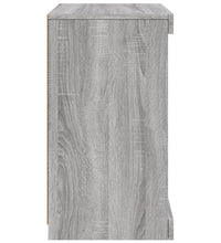 Sideboard mit LED-Leuchten Grau Sonoma 41x37x67 cm