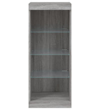 Sideboard mit LED-Leuchten Grau Sonoma 41x37x100 cm