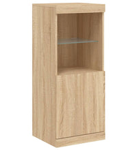 Sideboards mit LED-Leuchten 3 Stk. Sonoma-Eiche Holzwerkstoff