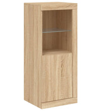 Sideboards mit LED-Leuchten 3 Stk. Sonoma-Eiche Holzwerkstoff