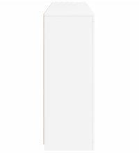 Sideboards mit LED-Leuchten 3 Stk. Weiß Holzwerkstoff