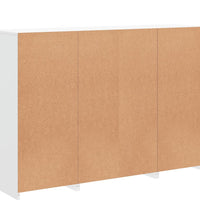 Sideboards mit LED-Leuchten 3 Stk. Weiß Holzwerkstoff