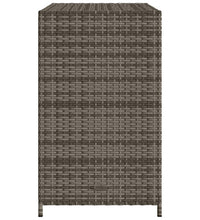 Gartenschrank Grau 83x45x76 cm Poly Rattan