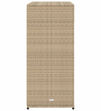 Gartenschrank Beige 105x55x113 cm Poly Rattan