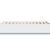 Bettgestell mit LED Weiß 120x190 cm Holzwerkstoff