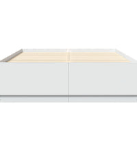 Bettgestell Weiß 140x200 cm Holzwerkstoff