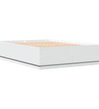 Bettgestell Weiß 140x200 cm Holzwerkstoff