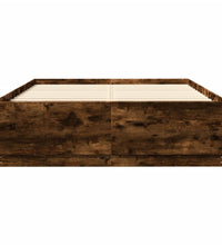 Bettgestell Räuchereiche 140x200 cm Holzwerkstoff