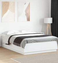 Bettgestell Weiß 120x200 cm Holzwerkstoff