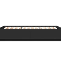 Bettgestell Schwarz 120x200 cm Holzwerkstoff