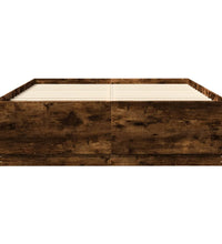 Bettgestell Räuchereiche 120x200 cm Holzwerkstoff