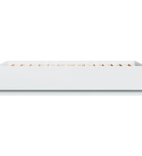 Bettgestell Weiß 100x200 cm Holzwerkstoff