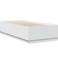 Bettgestell Weiß 90x200 cm Holzwerkstoff