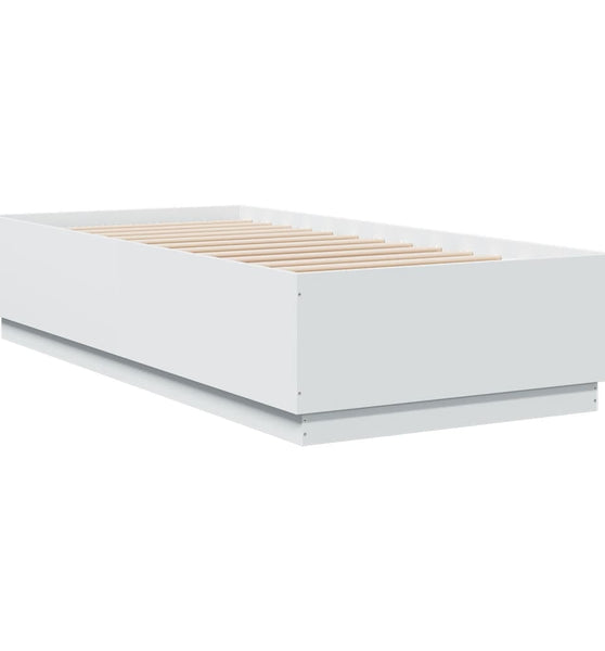 Bettgestell Weiß 90x200 cm Holzwerkstoff