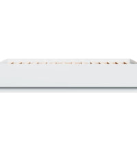 Bettgestell Weiß 90x200 cm Holzwerkstoff