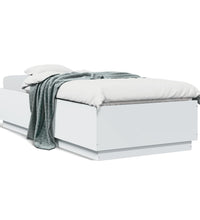 Bettgestell Weiß 90x200 cm Holzwerkstoff