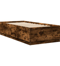 Bettgestell Räuchereiche 90x200 cm Holzwerkstoff