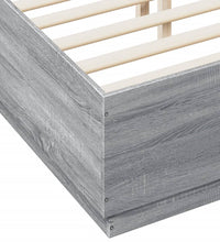 Bettgestell Grau Sonoma 140x190 cm Holzwerkstoff