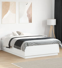 Bettgestell Weiß 120x190 cm Holzwerkstoff