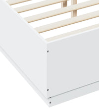 Bettgestell Weiß 120x190 cm Holzwerkstoff