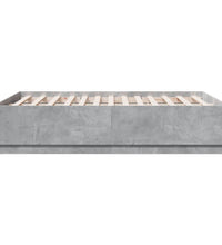 Bettgestell Betongrau 120x190 cm Holzwerkstoff