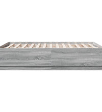 Bettgestell Grau Sonoma 120x190 cm Holzwerkstoff
