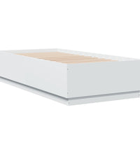 Bettgestell Weiß 90x190 cm Holzwerkstoff