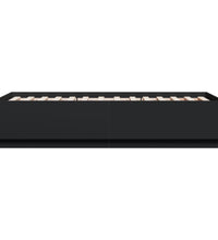 Bettgestell Schwarz 90x190 cm Holzwerkstoff