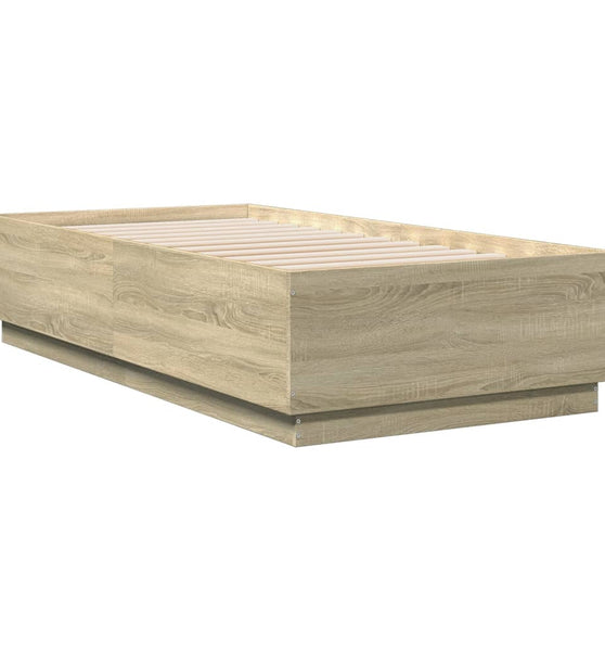 Bettgestell Sonoma-Eiche 90x190 cm Holzwerkstoff