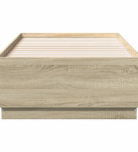 Bettgestell Sonoma-Eiche 90x190 cm Holzwerkstoff