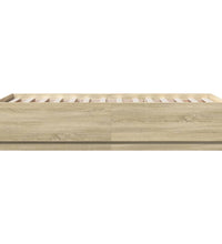 Bettgestell Sonoma-Eiche 90x190 cm Holzwerkstoff