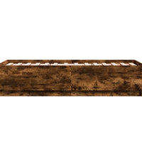 Bettgestell Räuchereiche 90x190 cm Holzwerkstoff