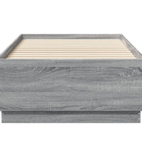 Bettgestell Grau Sonoma 90x190 cm Holzwerkstoff