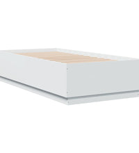 Bettgestell Weiß 75x190 cm Holzwerkstoff