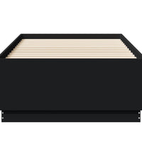 Bettgestell Schwarz 75x190 cm Holzwerkstoff