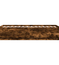 Bettgestell Räuchereiche 75x190 cm Holzwerkstoff