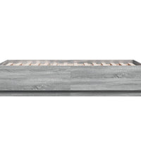 Bettgestell Grau Sonoma 75x190 cm Holzwerkstoff