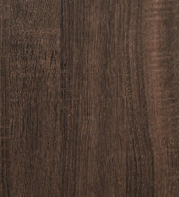 Bettgestell Braun Eichen-Optik 75x190 cm Holzwerkstoff