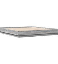 Bettgestell mit LED Grau Sonoma 180x200 cm