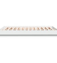 Bettgestell mit LED Weiß 140x200 cm