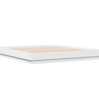 Bettgestell Weiß 200x200 cm Holzwerkstoff