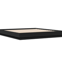 Bettgestell Schwarz 200x200 cm Holzwerkstoff