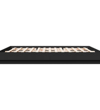 Bettgestell Schwarz 200x200 cm Holzwerkstoff