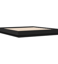 Bettgestell Schwarz 200x200 cm Holzwerkstoff